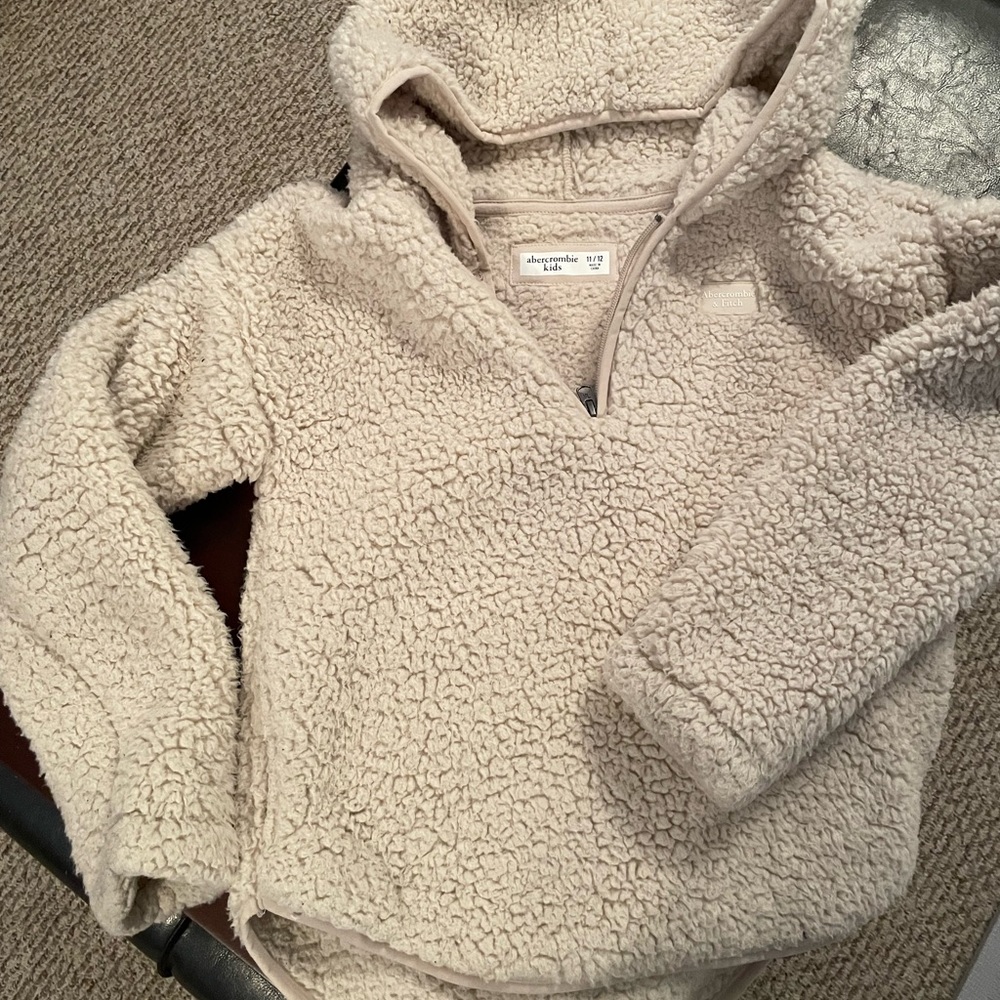 Abercrombie & fitch fuzzy hoodie